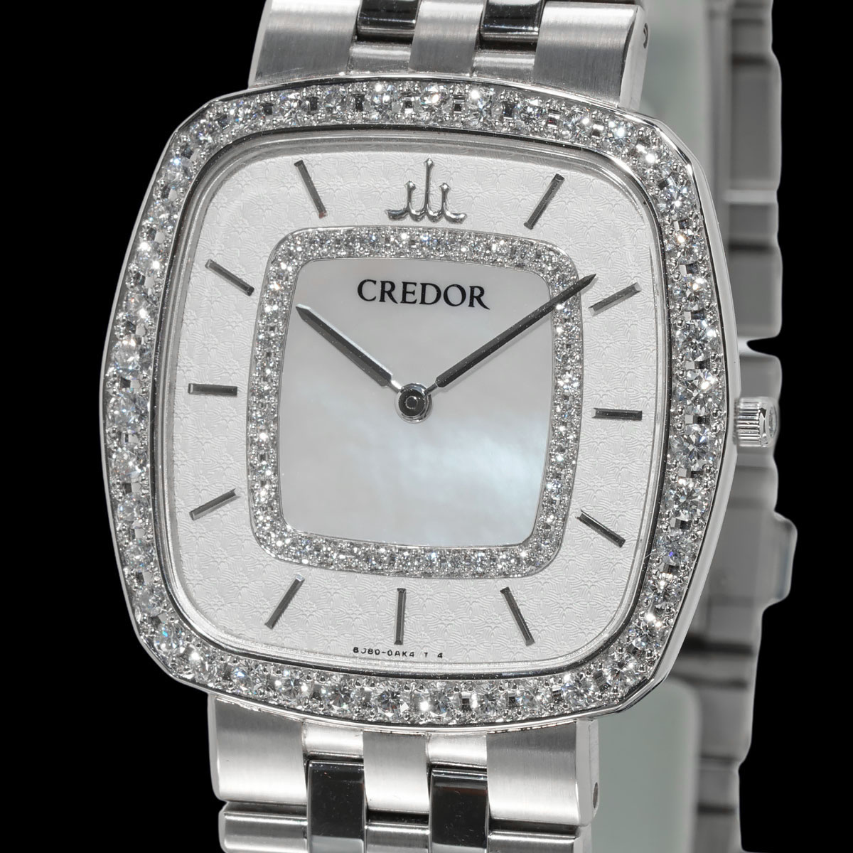 クレドール ジュリ GBAT945 ダイアルのクローズアップ