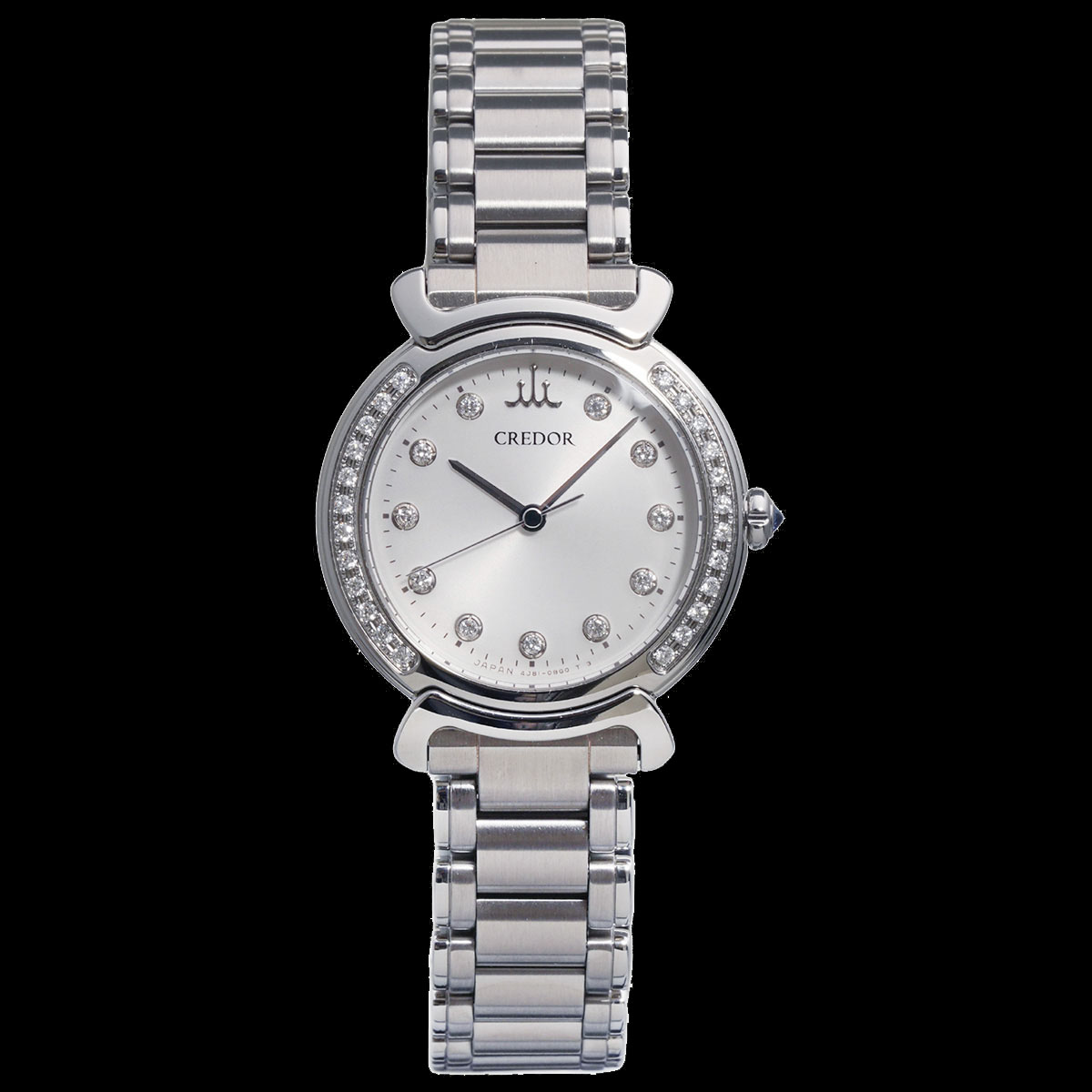 セイコー クレドール GSAS943 クオーツ レディース腕時計 正面のアングル