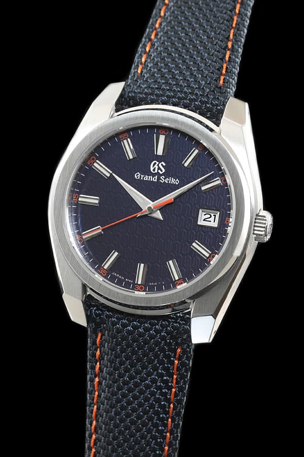 SBGV247 グランドセイコー クォーツ メンズ腕時計,ステンレススチールケース,ブルーダイヤル,ブルーナイロンバンド
