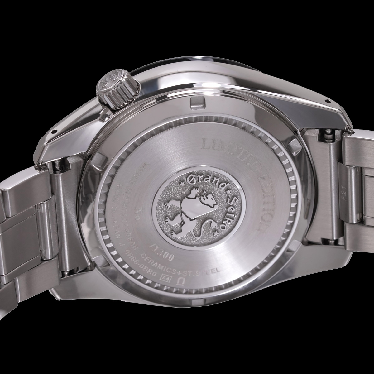 グランドセイコー SBGE305 スプリングドライブGMTの裏蓋