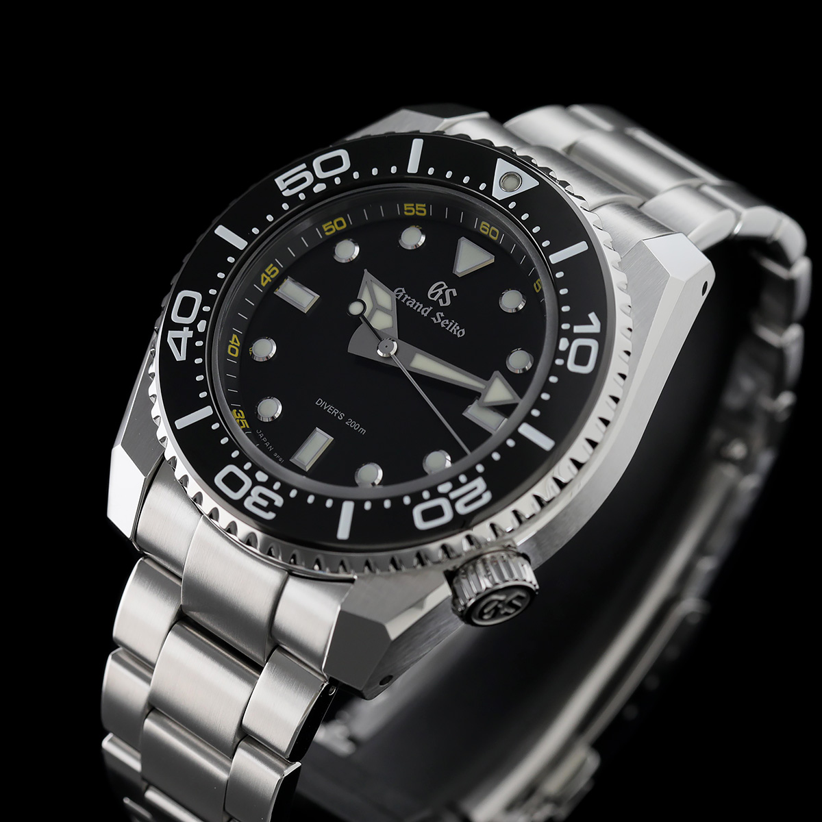 グランドセイコー Grand Seiko SBGX335 ブラック メンズ 腕時計