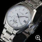 グランドセイコー SBGA125 スプリングドライブ メンズ腕時計 左斜めからのアングル