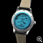 グランドセイコー SBGA293 スプリングドライブ メンズ腕時計のシースルーバック