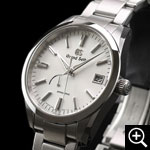 グランドセイコーSBGA299 スプリングドライブ メンズ腕時計 右斜めからのアングル