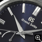 グランドセイコーSBGA439 スプリングドライブ メンズ腕時計 ダイヤルのクローズアップ