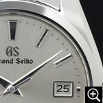 グランドセイコー SBGP009 クォーツ メンズ腕時計のアップアップクローズアップ