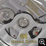 SBGR255 グランドセイコー メカニカル メンズ腕時計のシースルーバック