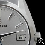 グランドセイコー SBGR307 自動巻き メンズ腕時計 ダイヤルのクローズアップ