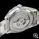 グランドセイコー SBGR307 自動巻き メンズ腕時計のシースルーバック