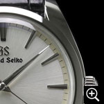 グランドセイコー  SBGX331クォーツ メンズ腕時計のアップアップクローズアップ