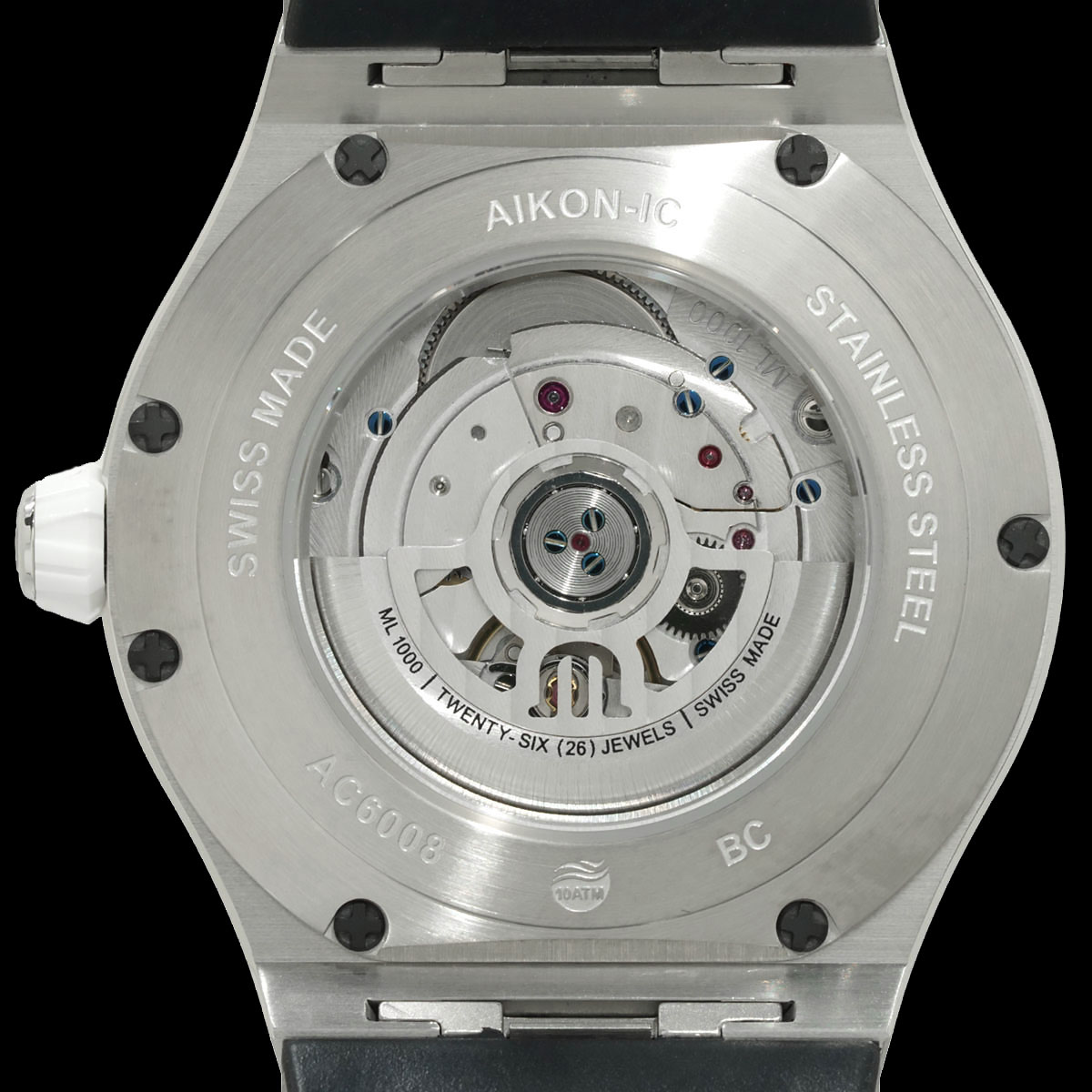 モーリスラクロア アイコニック オートマチック AC6008-SSL70-330-2 シースルーバック