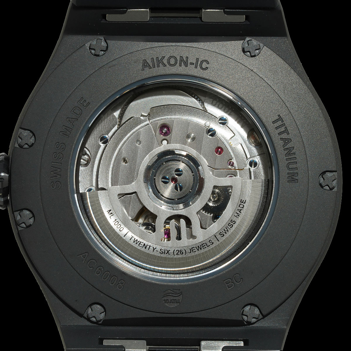 モーリスラクロア アイコニック オートマチック AC6008-TTB00-330-2 シースルーバック