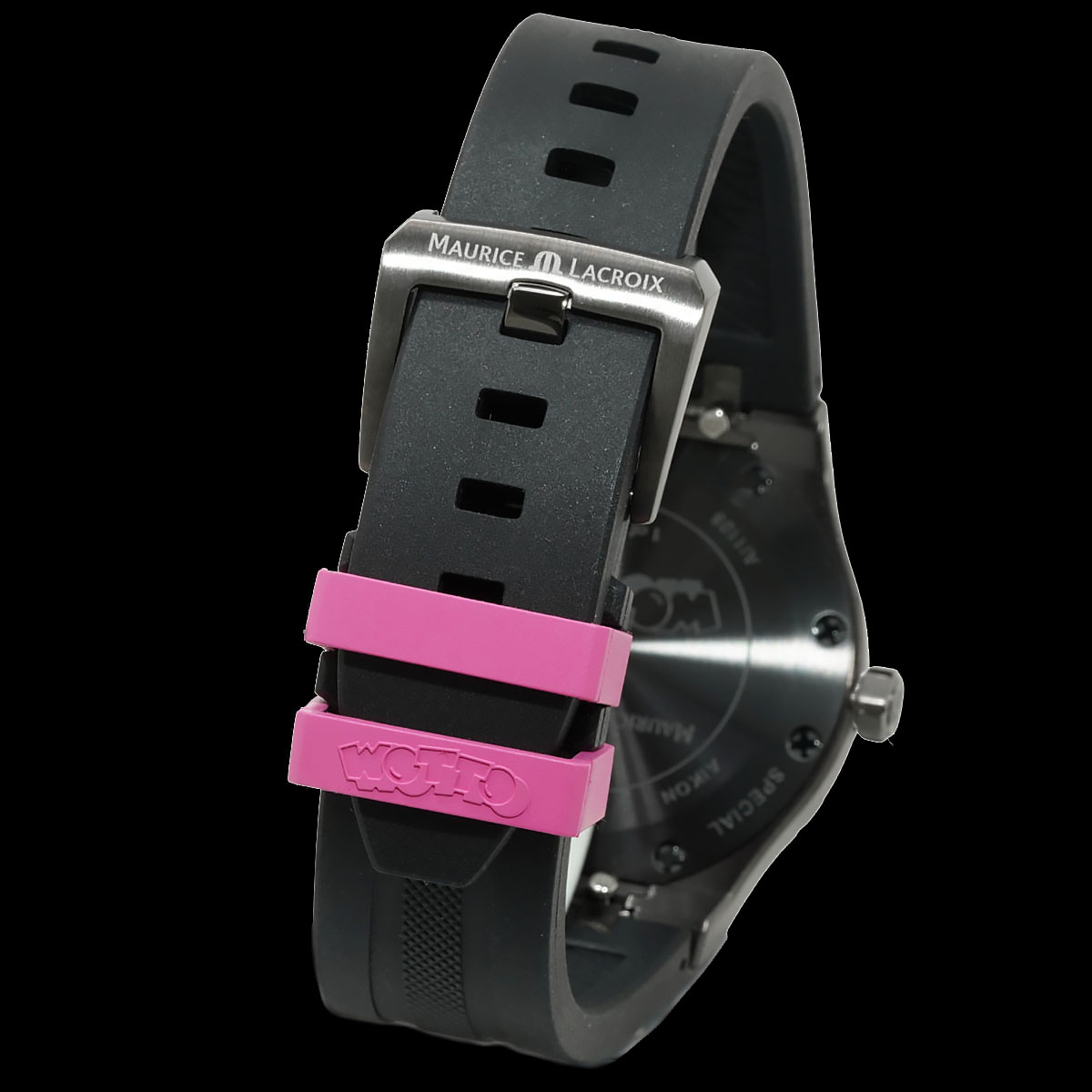 モーリスラクロア アイコン クオーツ AI1108-PVL20-090-2 ラバーストラップ