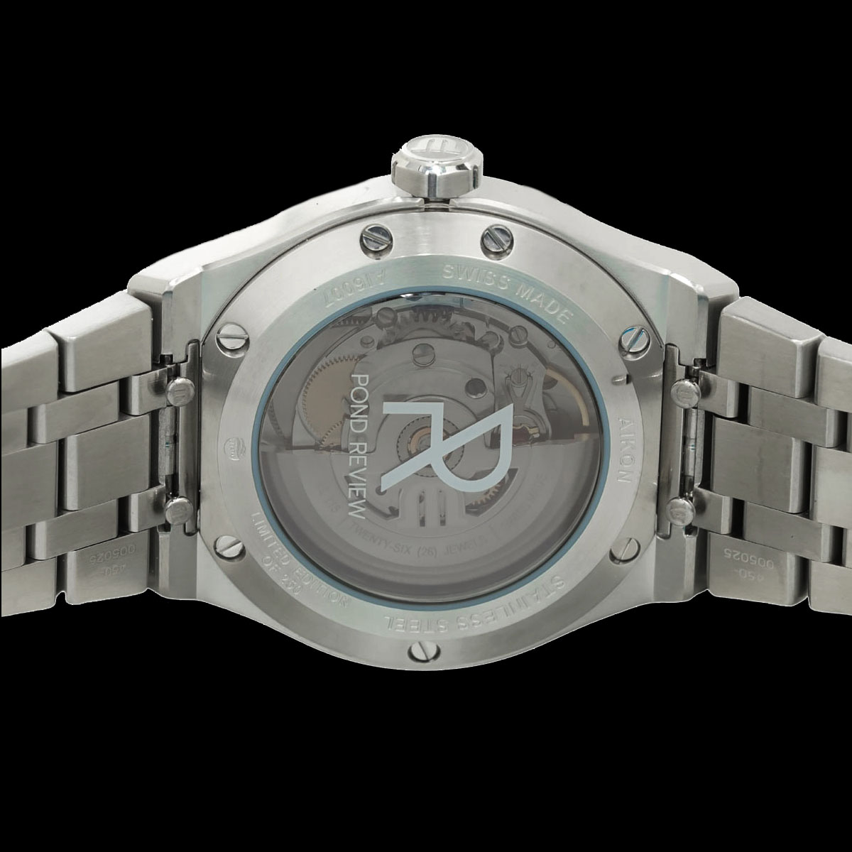 モーリスラクロア アイコン オートマチックAI6007-SS00F-130-Aのシースルーバック