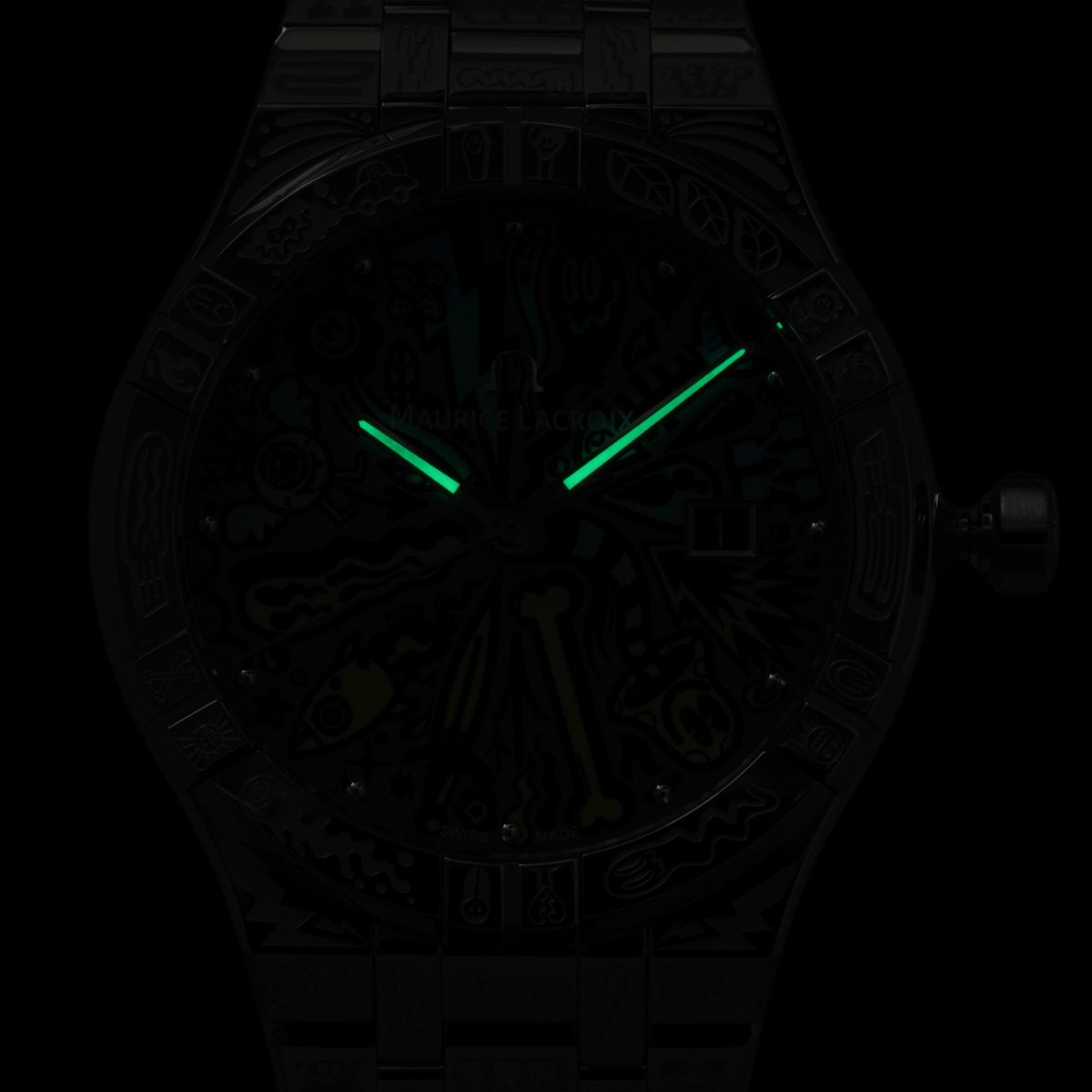 モーリスラクロア アイコン オートマチックAI6008-SS009-090-1 ルミブライト