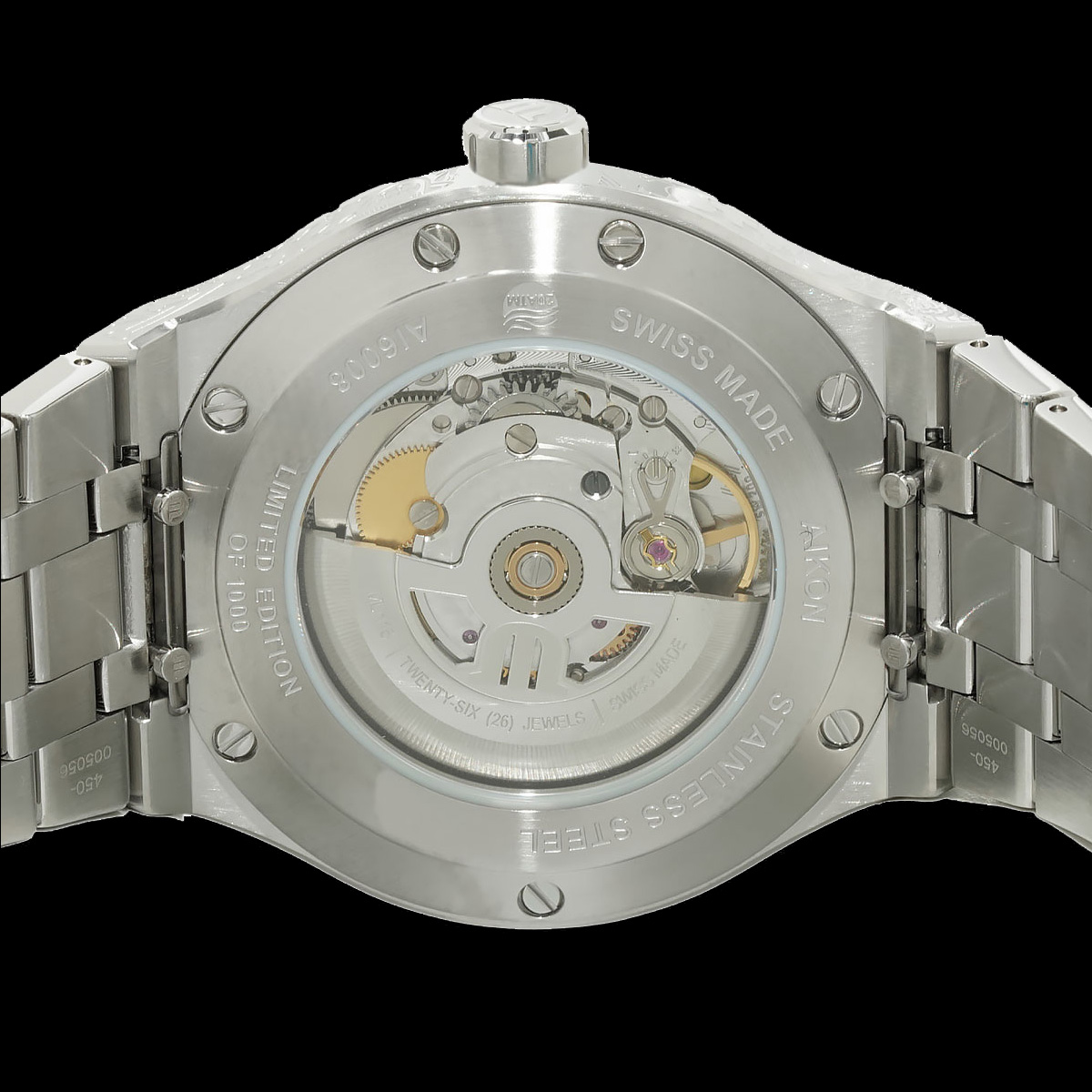 モーリスラクロア アイコン オートマチックAI6008-SS009-090-1 シースルーバック