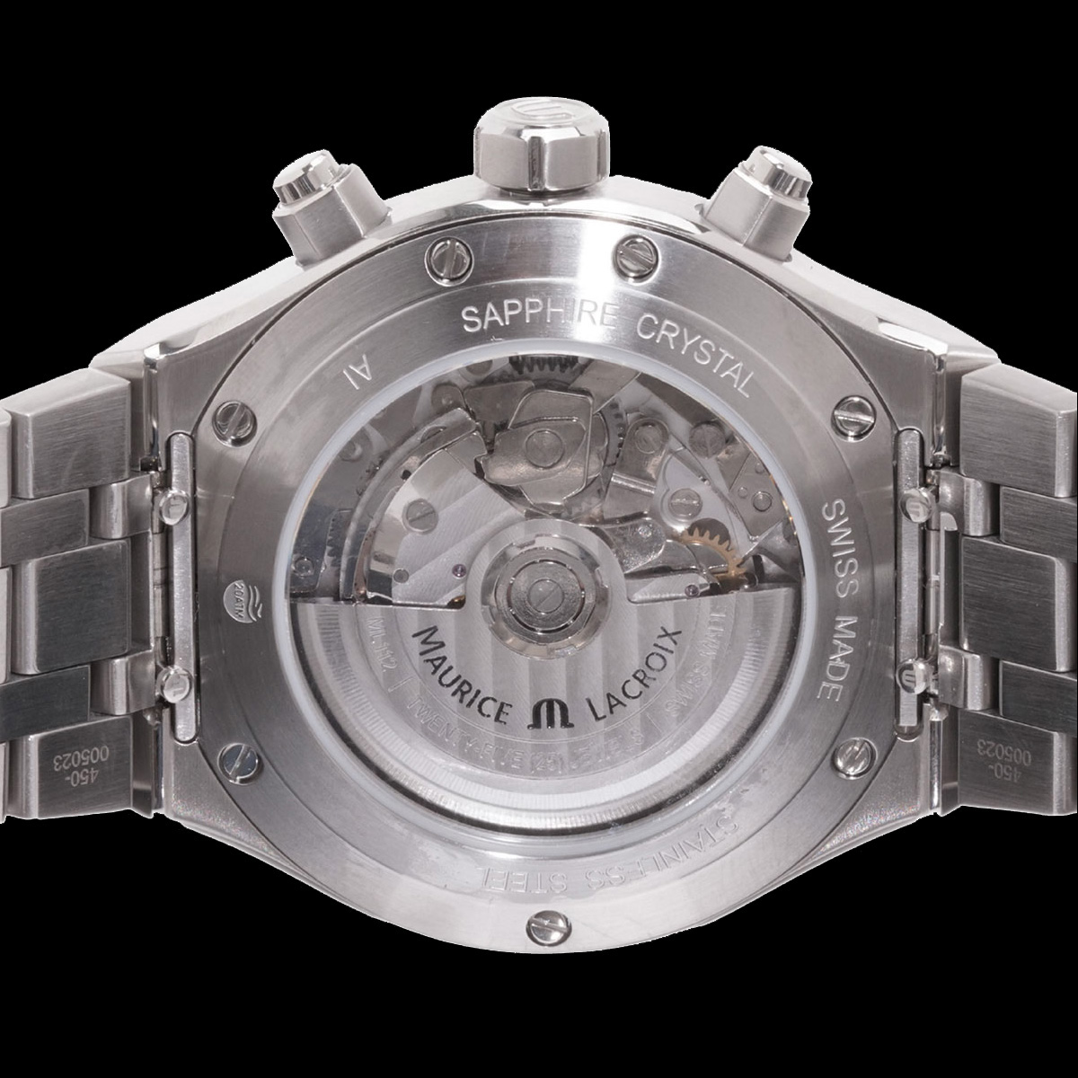 モーリスラクロア アイコン クロノグラフ AI6038-SS002-330-1 シースルーバック