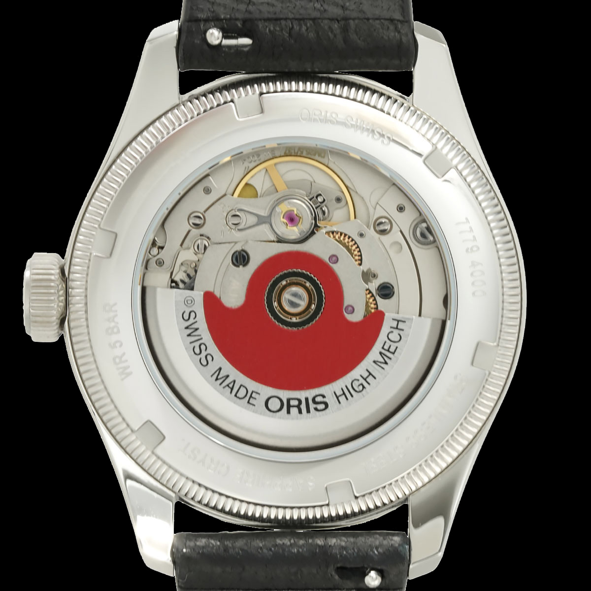 オリス ブルズアイ 01 754 7779 4061-07 5 19 25 シースルーバック