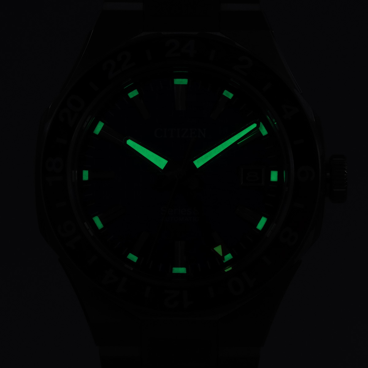 シチズン シリーズエイト NB6031-56E ダイヤルの夜光