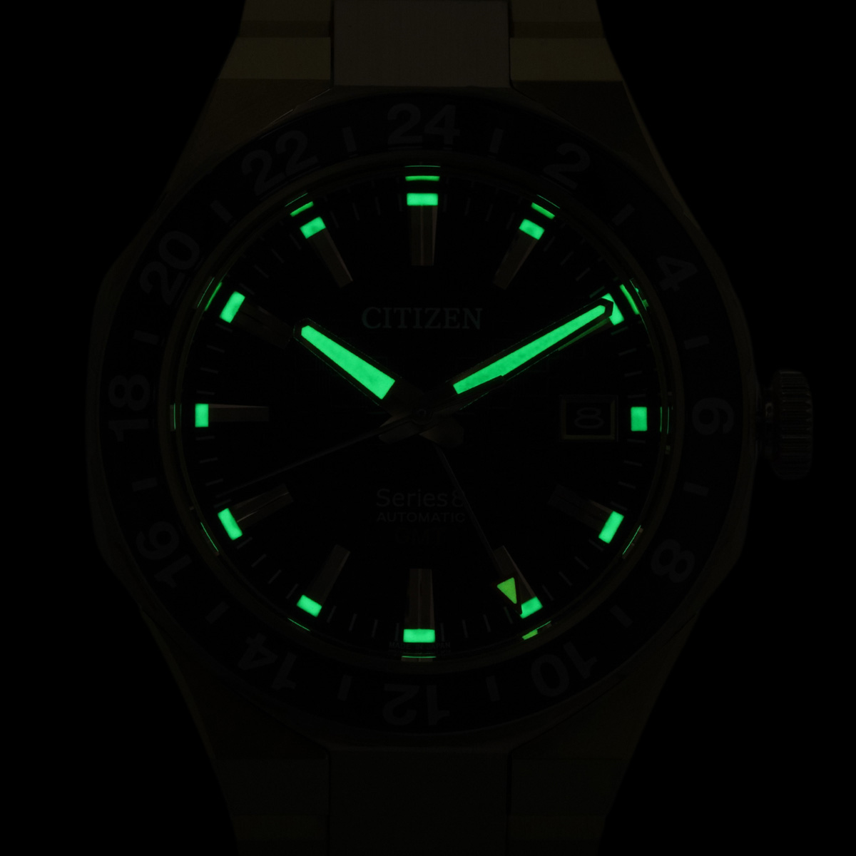 シチズン シリーズエイト NB6033-51E ダイヤルの夜光